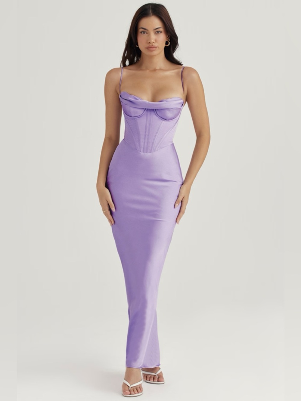House of CB Charmaine Dress in Lavender - Picture 4 of 5